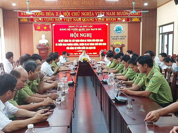 Vườn quốc gia Bạch Mã tổ chức Hội nghị sơ kết công tác Đảng 6 tháng đầu năm 2026 và triển khai nhiệm vụ 6 tháng cuối năm 