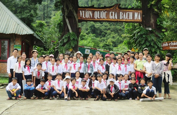 Câu lạc bộ Xanh tham quan, học tập tại Vườn quốc gia Bạch Mã