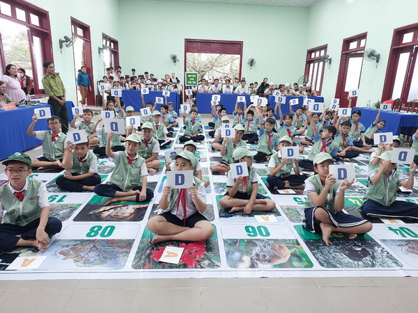 Vườn quốc gia Bạch Mã tổ chức Hội thi “tìm hiểu về rừng và động vật hoang dã” cho các em học sinh vùng đệm