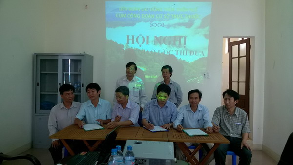 Hội nghị ký giao ước thi đua cụm Công đoàn năm 2016