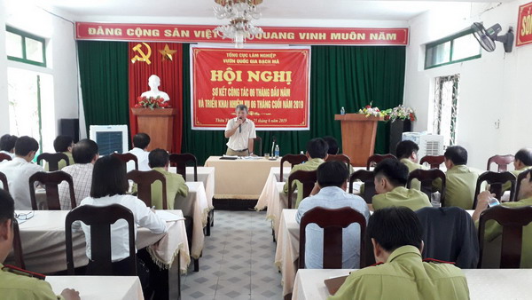 Vườn quốc gia Bạch Mã tổ chức Hội nghị sơ kết công tác 6 tháng đầu năm và triển khai nhiệm vụ 6 tháng cuối năm 2019