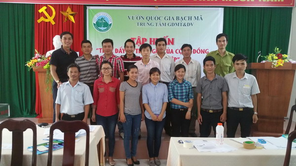Vườn quốc gia Bạch Mã tổ chức tập huấn