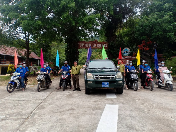 Vườn quốc gia Bạch Mã tổ chức tuyên truyền lưu động bảo vệ rừng và phòng cháy, chữa cháy rừng năm 2022